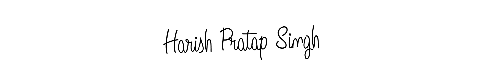 You should practise on your own different ways (Angelique-Rose-font-FFP) to write your name (Harish Pratap Singh) in signature. don't let someone else do it for you. Harish Pratap Singh signature style 5 images and pictures png