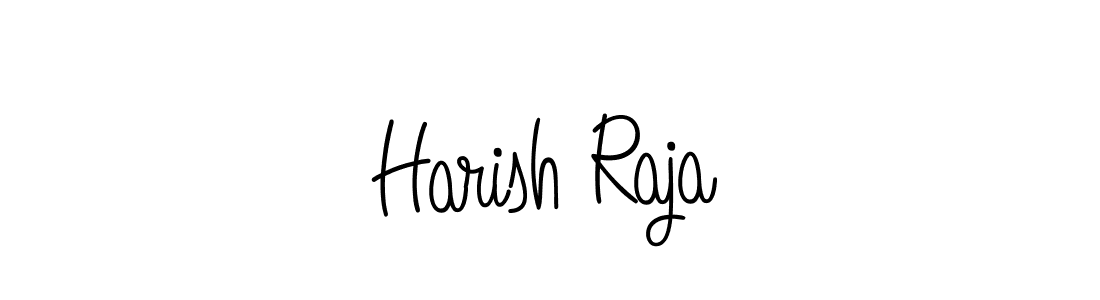 Design your own signature with our free online signature maker. With this signature software, you can create a handwritten (Angelique-Rose-font-FFP) signature for name Harish Raja. Harish Raja signature style 5 images and pictures png