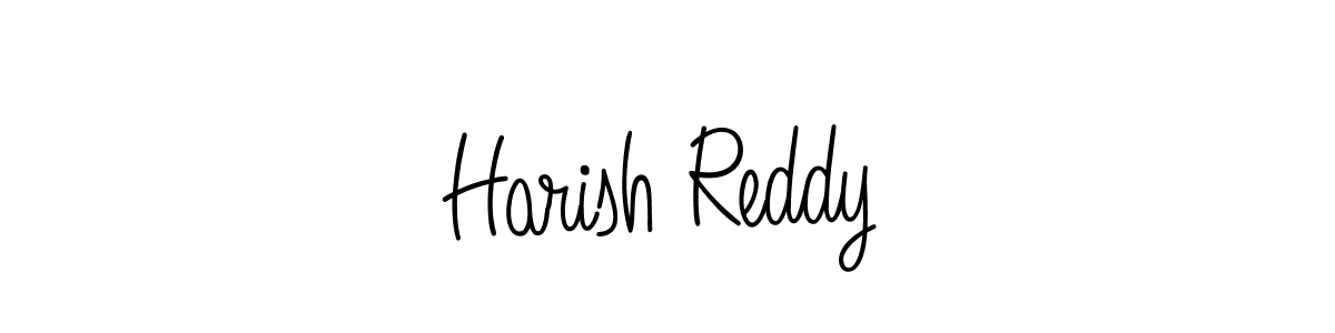 The best way (Angelique-Rose-font-FFP) to make a short signature is to pick only two or three words in your name. The name Harish Reddy include a total of six letters. For converting this name. Harish Reddy signature style 5 images and pictures png