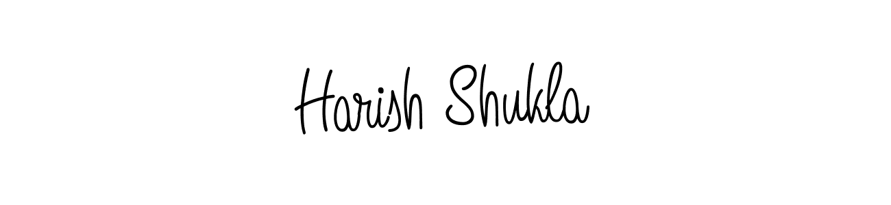 Make a beautiful signature design for name Harish Shukla. With this signature (Angelique-Rose-font-FFP) style, you can create a handwritten signature for free. Harish Shukla signature style 5 images and pictures png