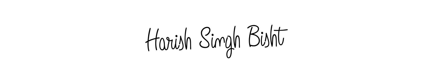 How to Draw Harish Singh Bisht signature style? Angelique-Rose-font-FFP is a latest design signature styles for name Harish Singh Bisht. Harish Singh Bisht signature style 5 images and pictures png