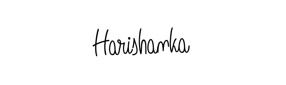 Harishanka stylish signature style. Best Handwritten Sign (Angelique-Rose-font-FFP) for my name. Handwritten Signature Collection Ideas for my name Harishanka. Harishanka signature style 5 images and pictures png