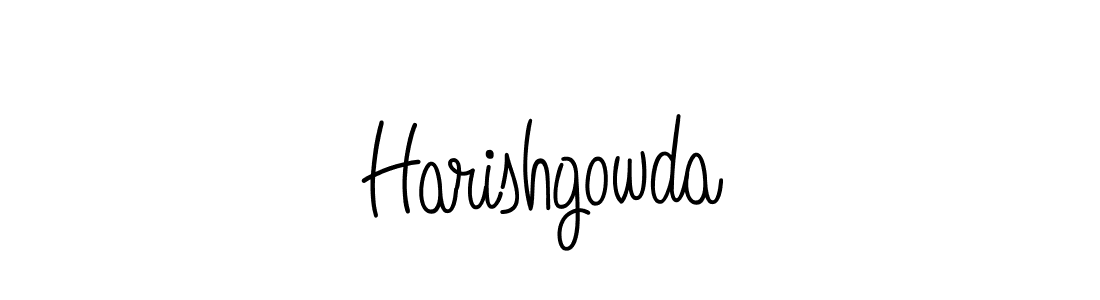 How to Draw Harishgowda signature style? Angelique-Rose-font-FFP is a latest design signature styles for name Harishgowda. Harishgowda signature style 5 images and pictures png