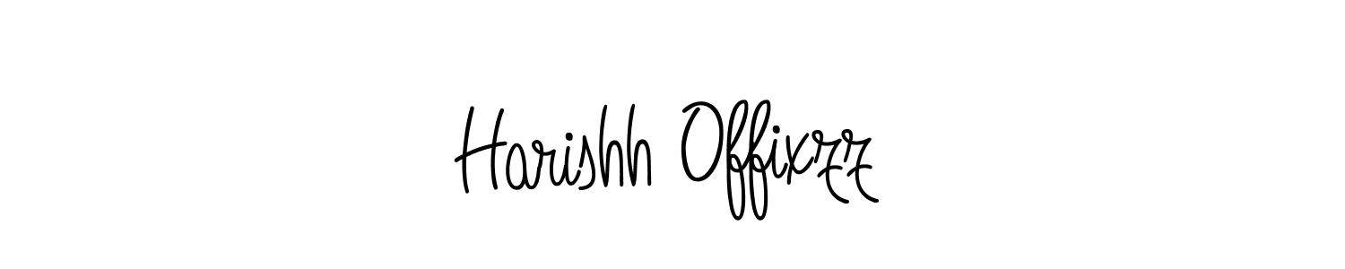 Also we have Harishh Offixzz name is the best signature style. Create professional handwritten signature collection using Angelique-Rose-font-FFP autograph style. Harishh Offixzz signature style 5 images and pictures png