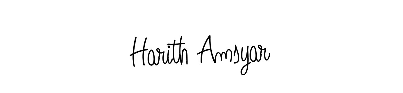 Make a short Harith Amsyar signature style. Manage your documents anywhere anytime using Angelique-Rose-font-FFP. Create and add eSignatures, submit forms, share and send files easily. Harith Amsyar signature style 5 images and pictures png