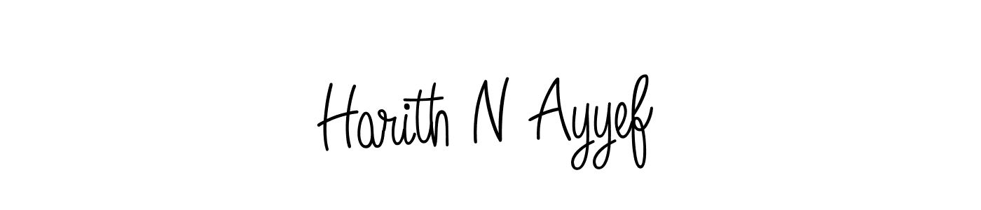 It looks lik you need a new signature style for name Harith N Ayyef. Design unique handwritten (Angelique-Rose-font-FFP) signature with our free signature maker in just a few clicks. Harith N Ayyef signature style 5 images and pictures png