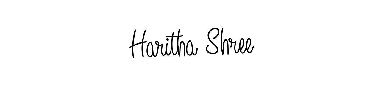 Once you've used our free online signature maker to create your best signature Angelique-Rose-font-FFP style, it's time to enjoy all of the benefits that Haritha Shree name signing documents. Haritha Shree signature style 5 images and pictures png