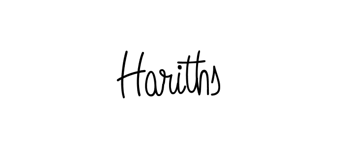 How to Draw Hariths signature style? Angelique-Rose-font-FFP is a latest design signature styles for name Hariths. Hariths signature style 5 images and pictures png