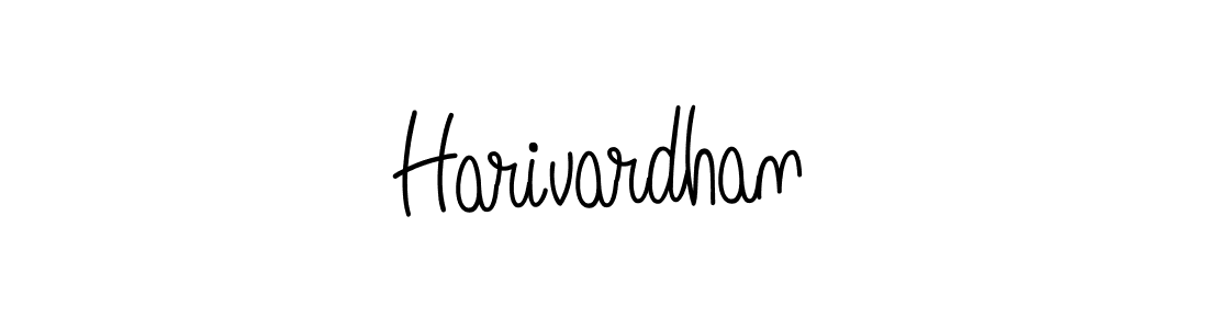 Create a beautiful signature design for name Harivardhan. With this signature (Angelique-Rose-font-FFP) fonts, you can make a handwritten signature for free. Harivardhan signature style 5 images and pictures png