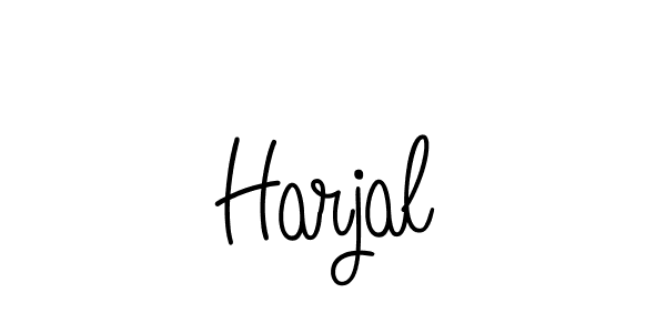 Best and Professional Signature Style for Harjal. Angelique-Rose-font-FFP Best Signature Style Collection. Harjal signature style 5 images and pictures png
