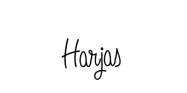 Create a beautiful signature design for name Harjas. With this signature (Angelique-Rose-font-FFP) fonts, you can make a handwritten signature for free. Harjas signature style 5 images and pictures png