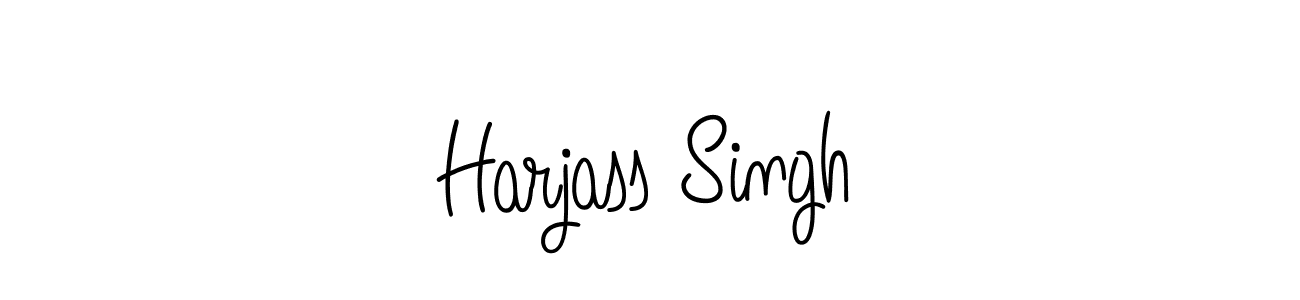 Use a signature maker to create a handwritten signature online. With this signature software, you can design (Angelique-Rose-font-FFP) your own signature for name Harjass Singh. Harjass Singh signature style 5 images and pictures png