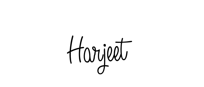 Create a beautiful signature design for name Harjeet. With this signature (Angelique-Rose-font-FFP) fonts, you can make a handwritten signature for free. Harjeet signature style 5 images and pictures png
