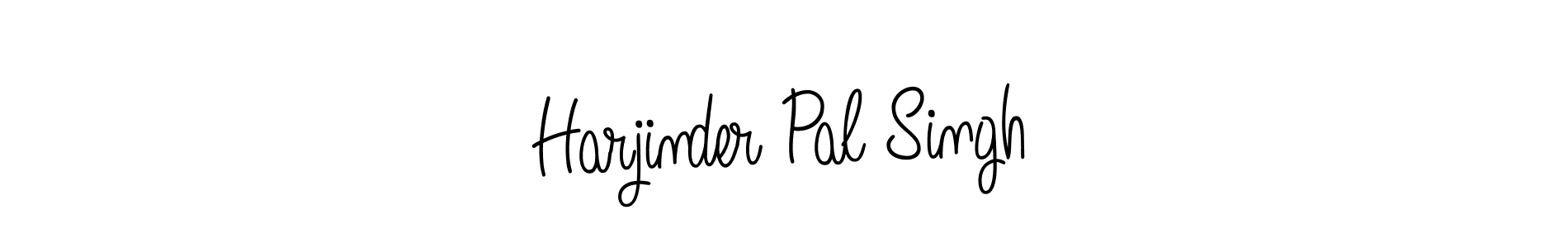 Create a beautiful signature design for name Harjinder Pal Singh. With this signature (Angelique-Rose-font-FFP) fonts, you can make a handwritten signature for free. Harjinder Pal Singh signature style 5 images and pictures png