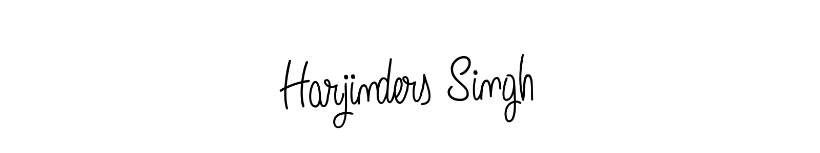 You should practise on your own different ways (Angelique-Rose-font-FFP) to write your name (Harjinders Singh) in signature. don't let someone else do it for you. Harjinders Singh signature style 5 images and pictures png