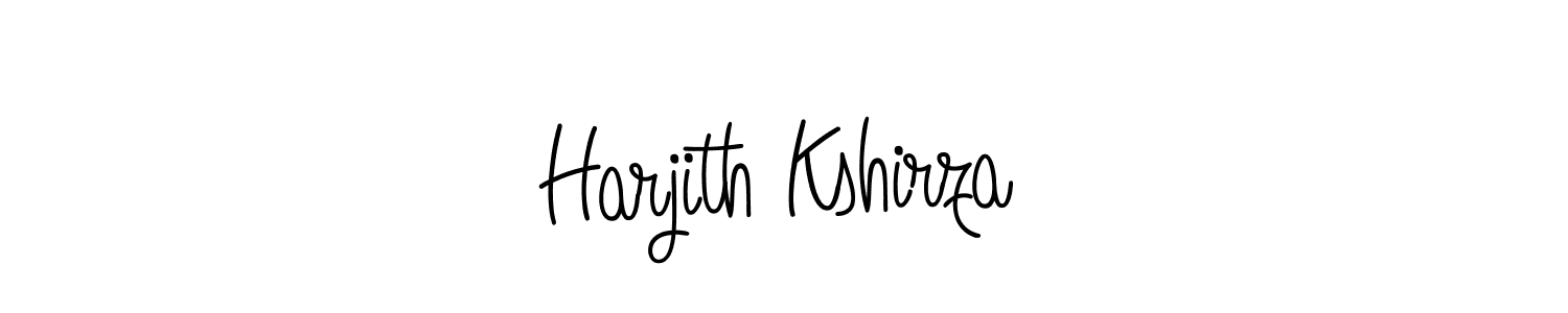 You can use this online signature creator to create a handwritten signature for the name Harjith Kshirza. This is the best online autograph maker. Harjith Kshirza signature style 5 images and pictures png