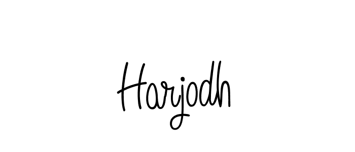 Once you've used our free online signature maker to create your best signature Angelique-Rose-font-FFP style, it's time to enjoy all of the benefits that Harjodh name signing documents. Harjodh signature style 5 images and pictures png