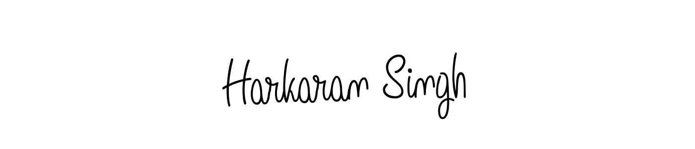 Angelique-Rose-font-FFP is a professional signature style that is perfect for those who want to add a touch of class to their signature. It is also a great choice for those who want to make their signature more unique. Get Harkaran Singh name to fancy signature for free. Harkaran Singh signature style 5 images and pictures png