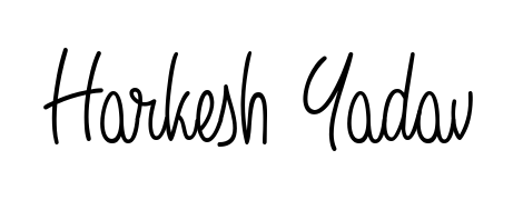 Designed for modern professionals: Harkesh Yadav name signature crafted with Angelique-Rose-font-FFP script. Ready for digital PDF workflows. Harkesh Yadav signature style 5 images and pictures png