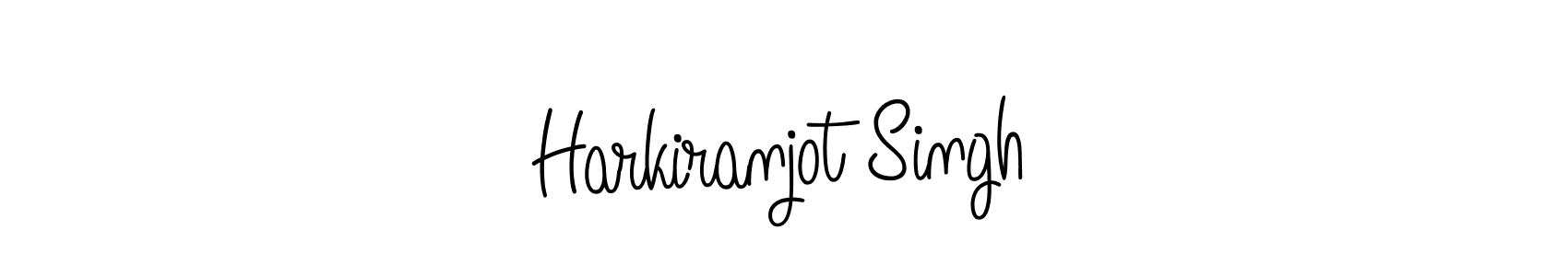 Harkiranjot Singh stylish signature style. Best Handwritten Sign (Angelique-Rose-font-FFP) for my name. Handwritten Signature Collection Ideas for my name Harkiranjot Singh. Harkiranjot Singh signature style 5 images and pictures png