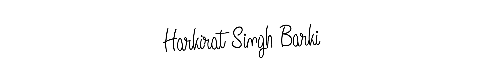 Harkirat Singh Barki stylish signature style. Best Handwritten Sign (Angelique-Rose-font-FFP) for my name. Handwritten Signature Collection Ideas for my name Harkirat Singh Barki. Harkirat Singh Barki signature style 5 images and pictures png