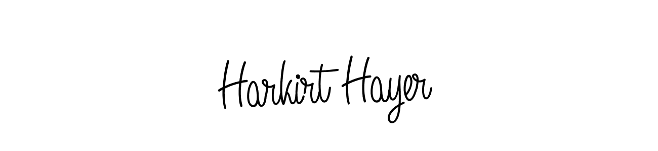 How to Draw Harkirt Hayer signature style? Angelique-Rose-font-FFP is a latest design signature styles for name Harkirt Hayer. Harkirt Hayer signature style 5 images and pictures png