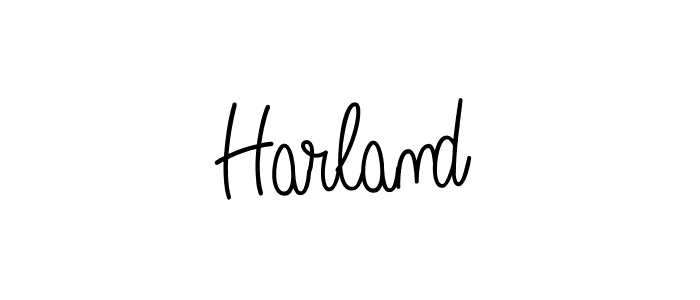 How to make Harland signature? Angelique-Rose-font-FFP is a professional autograph style. Create handwritten signature for Harland name. Harland signature style 5 images and pictures png