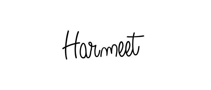 Make a beautiful signature design for name Harmeet. Use this online signature maker to create a handwritten signature for free. Harmeet signature style 5 images and pictures png