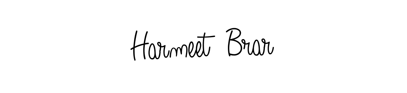 Also You can easily find your signature by using the search form. We will create Harmeet  Brar name handwritten signature images for you free of cost using Angelique-Rose-font-FFP sign style. Harmeet  Brar signature style 5 images and pictures png