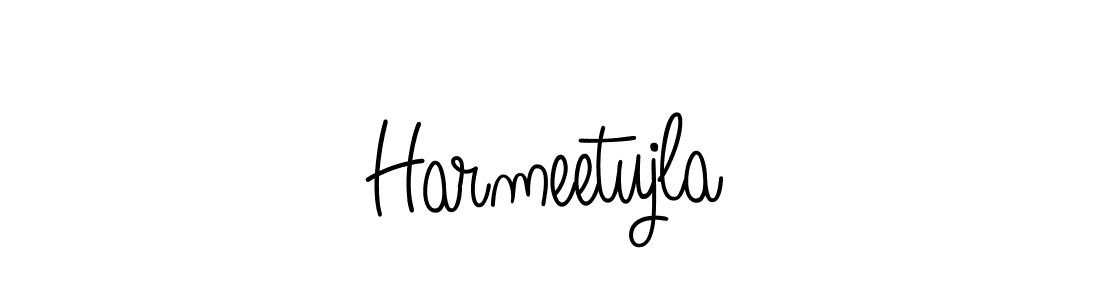 How to make Harmeetujla signature? Angelique-Rose-font-FFP is a professional autograph style. Create handwritten signature for Harmeetujla name. Harmeetujla signature style 5 images and pictures png