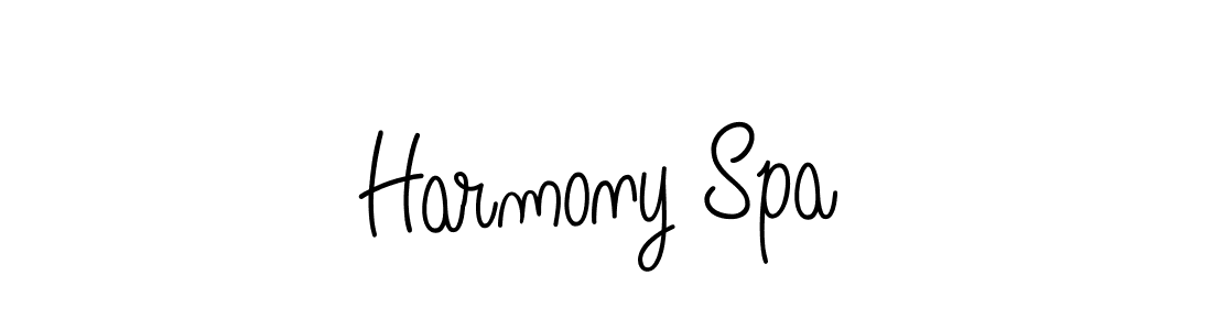 How to make Harmony Spa name signature. Use Angelique-Rose-font-FFP style for creating short signs online. This is the latest handwritten sign. Harmony Spa signature style 5 images and pictures png