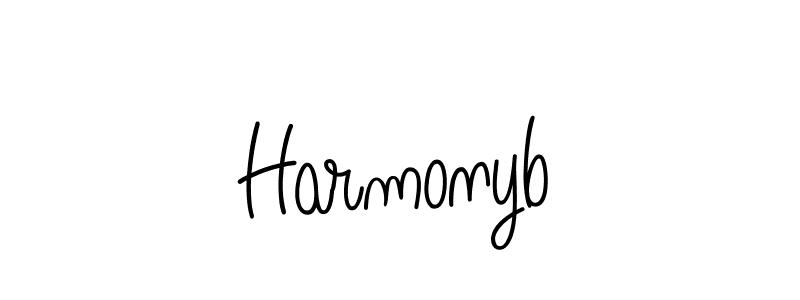 Create a beautiful signature design for name Harmonyb. With this signature (Angelique-Rose-font-FFP) fonts, you can make a handwritten signature for free. Harmonyb signature style 5 images and pictures png