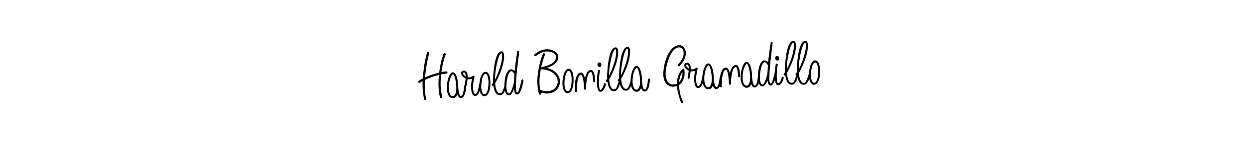 Also You can easily find your signature by using the search form. We will create Harold Bonilla Granadillo name handwritten signature images for you free of cost using Angelique-Rose-font-FFP sign style. Harold Bonilla Granadillo signature style 5 images and pictures png