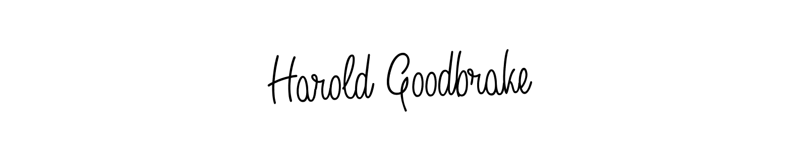 Check out images of Autograph of Harold Goodbrake name. Actor Harold Goodbrake Signature Style. Angelique-Rose-font-FFP is a professional sign style online. Harold Goodbrake signature style 5 images and pictures png