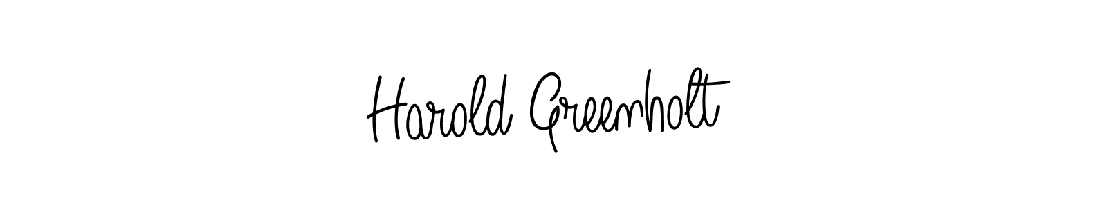 How to make Harold Greenholt signature? Angelique-Rose-font-FFP is a professional autograph style. Create handwritten signature for Harold Greenholt name. Harold Greenholt signature style 5 images and pictures png