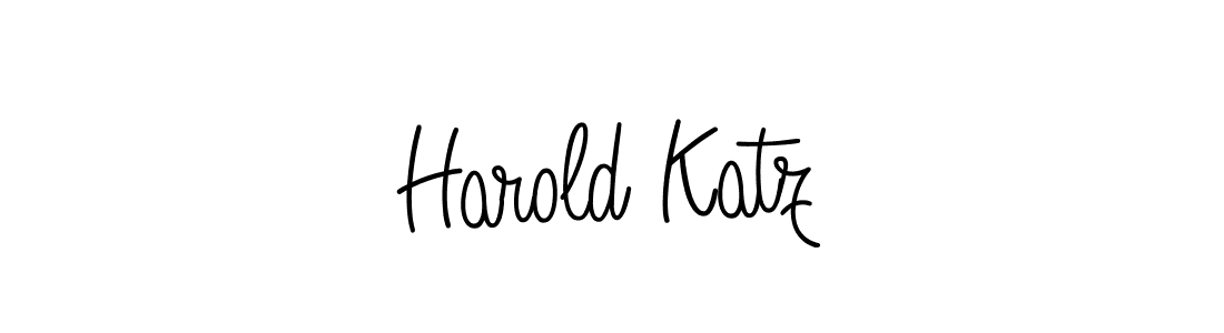 How to make Harold Katz signature? Angelique-Rose-font-FFP is a professional autograph style. Create handwritten signature for Harold Katz name. Harold Katz signature style 5 images and pictures png