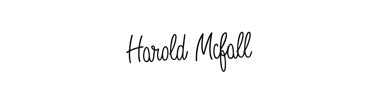Design your own signature with our free online signature maker. With this signature software, you can create a handwritten (Angelique-Rose-font-FFP) signature for name Harold Mcfall. Harold Mcfall signature style 5 images and pictures png