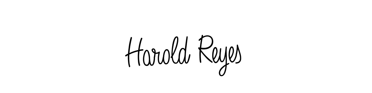 How to make Harold Reyes signature? Angelique-Rose-font-FFP is a professional autograph style. Create handwritten signature for Harold Reyes name. Harold Reyes signature style 5 images and pictures png