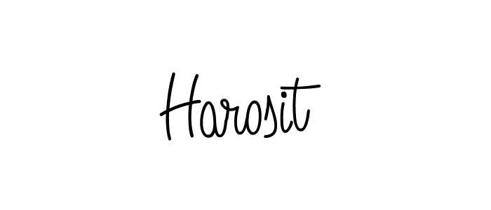 Make a beautiful signature design for name Harosit. Use this online signature maker to create a handwritten signature for free. Harosit signature style 5 images and pictures png