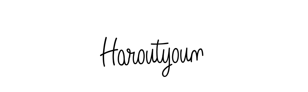 Similarly Angelique-Rose-font-FFP is the best handwritten signature design. Signature creator online .You can use it as an online autograph creator for name Haroutyoun. Haroutyoun signature style 5 images and pictures png