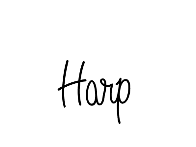 How to make Harp signature? Angelique-Rose-font-FFP is a professional autograph style. Create handwritten signature for Harp name. Harp signature style 5 images and pictures png