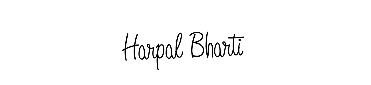 Also we have Harpal Bharti name is the best signature style. Create professional handwritten signature collection using Angelique-Rose-font-FFP autograph style. Harpal Bharti signature style 5 images and pictures png