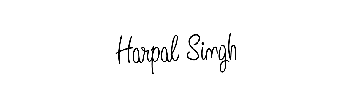 Harpal Singh stylish signature style. Best Handwritten Sign (Angelique-Rose-font-FFP) for my name. Handwritten Signature Collection Ideas for my name Harpal Singh. Harpal Singh signature style 5 images and pictures png