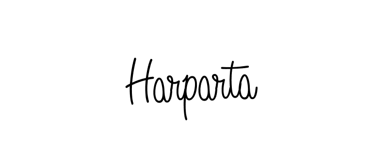 The best way (Angelique-Rose-font-FFP) to make a short signature is to pick only two or three words in your name. The name Harparta include a total of six letters. For converting this name. Harparta signature style 5 images and pictures png