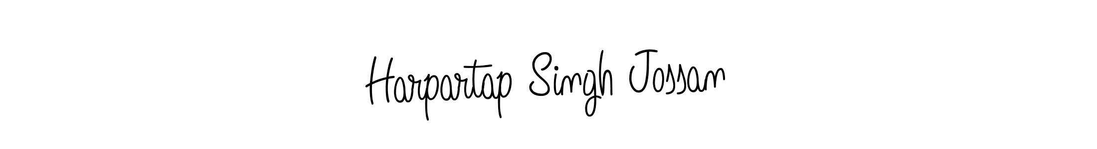 Create a beautiful signature design for name Harpartap Singh Jossan. With this signature (Angelique-Rose-font-FFP) fonts, you can make a handwritten signature for free. Harpartap Singh Jossan signature style 5 images and pictures png