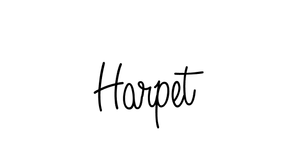 Best and Professional Signature Style for Harpet. Angelique-Rose-font-FFP Best Signature Style Collection. Harpet signature style 5 images and pictures png