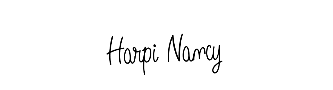 Also we have Harpi Nancy name is the best signature style. Create professional handwritten signature collection using Angelique-Rose-font-FFP autograph style. Harpi Nancy signature style 5 images and pictures png