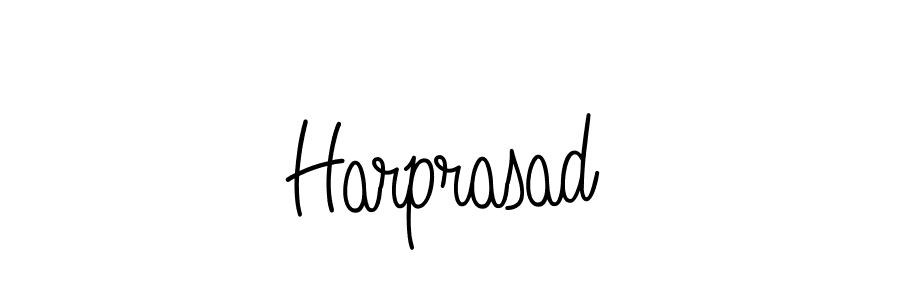 You should practise on your own different ways (Angelique-Rose-font-FFP) to write your name (Harprasad) in signature. don't let someone else do it for you. Harprasad signature style 5 images and pictures png