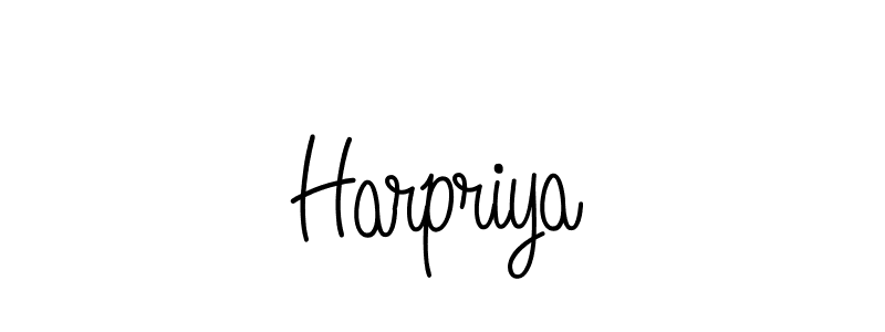 Also You can easily find your signature by using the search form. We will create Harpriya name handwritten signature images for you free of cost using Angelique-Rose-font-FFP sign style. Harpriya signature style 5 images and pictures png
