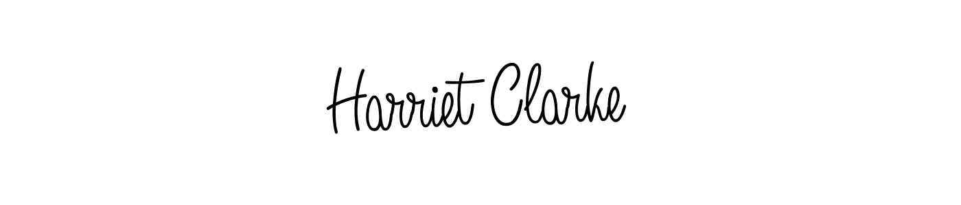 How to make Harriet Clarke name signature. Use Angelique-Rose-font-FFP style for creating short signs online. This is the latest handwritten sign. Harriet Clarke signature style 5 images and pictures png